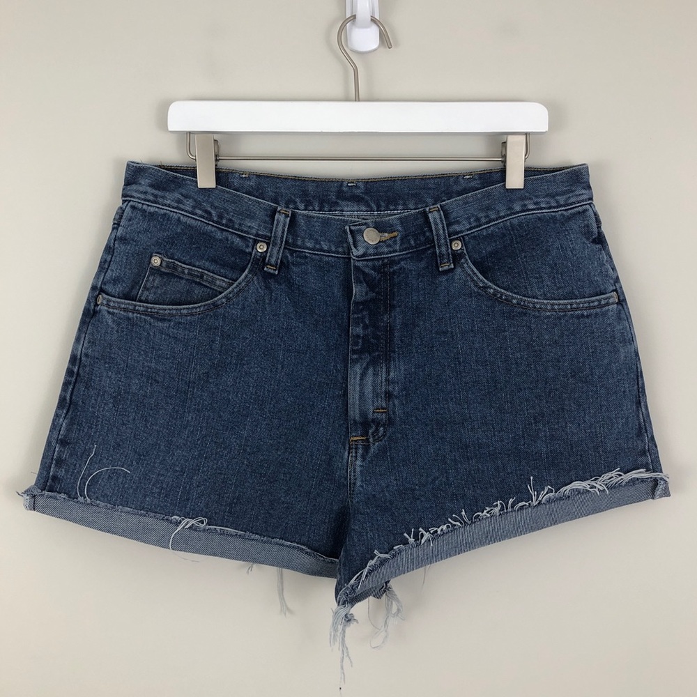VTG Wrangler Cutoff Rollover Denim Shorts